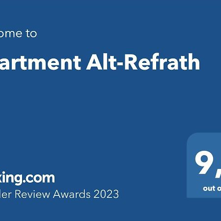 Apartment Alt-Refrath Bergisch Gladbach Eksteriør bilde